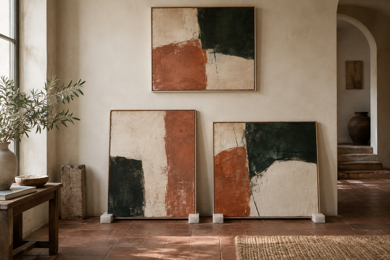 Sammlung moderner abstrakter Kunst